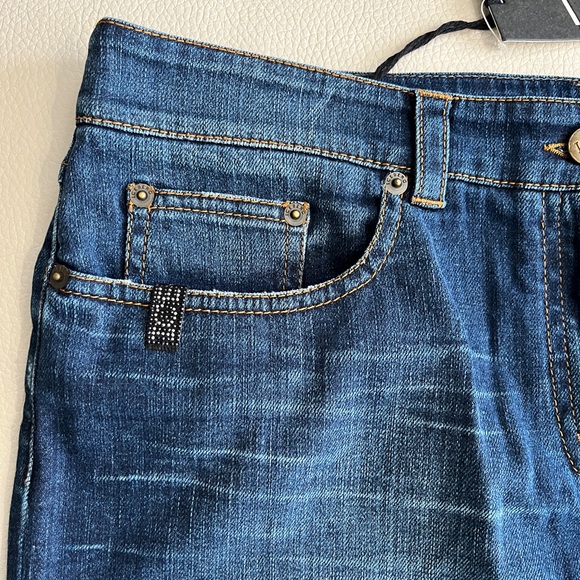 NWT - Ice Iceberg Women’s Denim Midi Skirt - Size 48 / XL - Picture 4 of 12